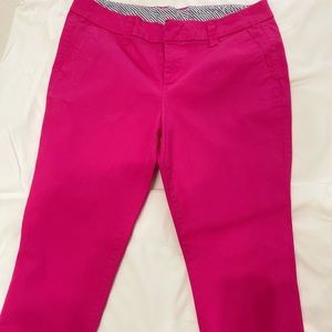 Womens spring pink capris